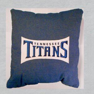 Tennessee Titans Throw Pillow Measures 14 x 14 inches